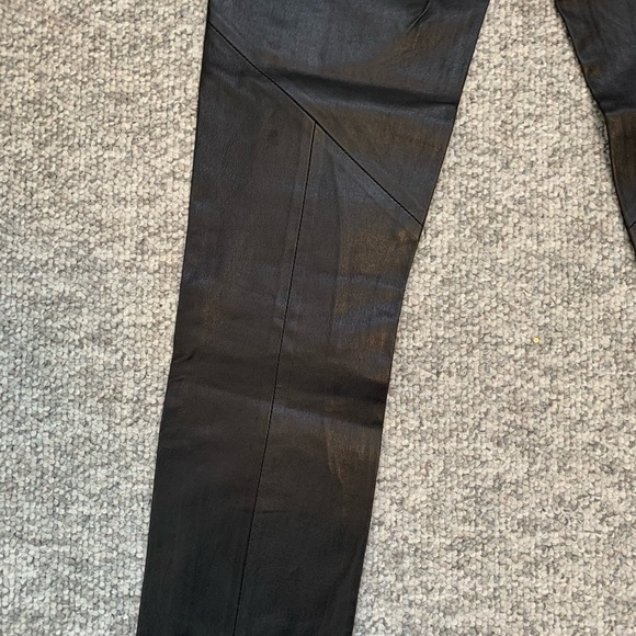 Rare Obakki Leather Moto Pants - BRAND NEW - Picture 8 of 8